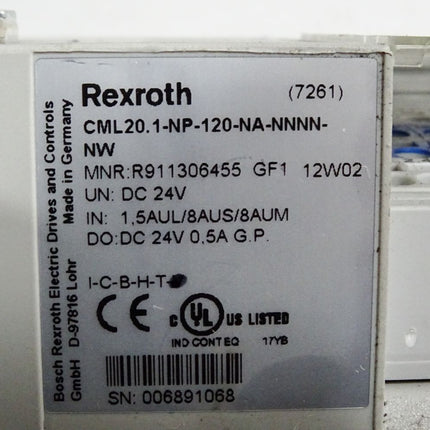 Rexroth Control CML20.1-NP-120-NA-NNNN-NW R911306455