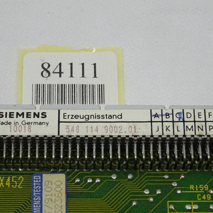 Siemens 6FX1111-4AB00 / 6FX1 111-4AB00 / 548114.9002.01 / E:C