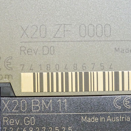 B&R X20ZF0000 Rev.D0 X20 ZF 0000 Platzhalter