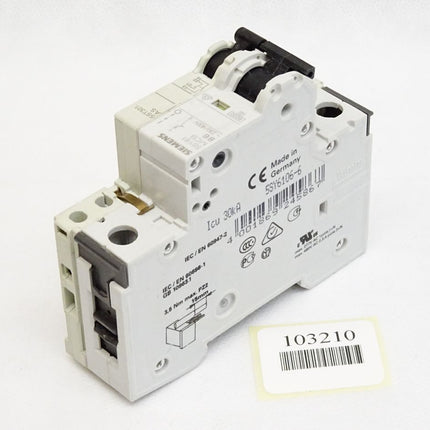 Siemens 5SY6106-6 5SY61 MCB B6 Leitungsschutzschalter