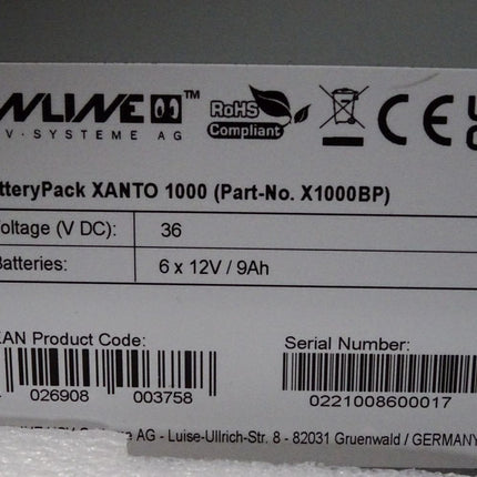 Online USV Systeme BatteryPack XANTO 1000 X1000BP / Neu OVP