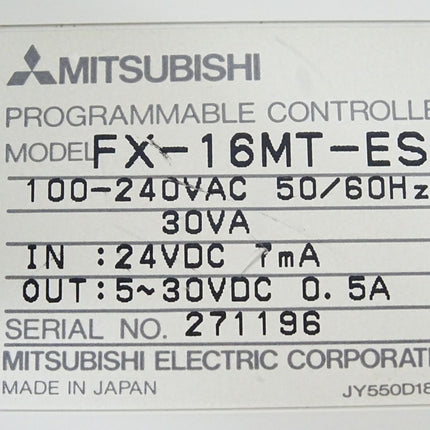 Mitsubishi Melsec FX-16MT Transmission Unit FX-16MT-ESS