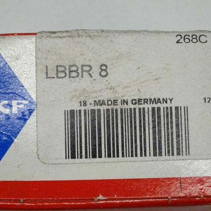 SKF LBBR 8 Wellenführung-Buchse Innen-Ø 8mm L=24mm Linear-Kugellager Neu-OVP