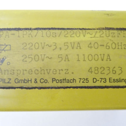 Pilz PA-1PK/10s/FBM:470KO / 482363