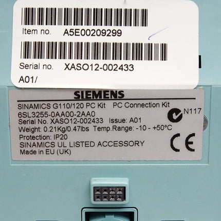 Siemens Sinamics G110/120 PC Kit 6SL3255-0AA00-2AA0 / Neu OVP