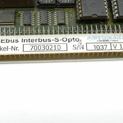 VMEbus Interbus-S-Opto 70030210 V1.1 / 18-21-41-00/01