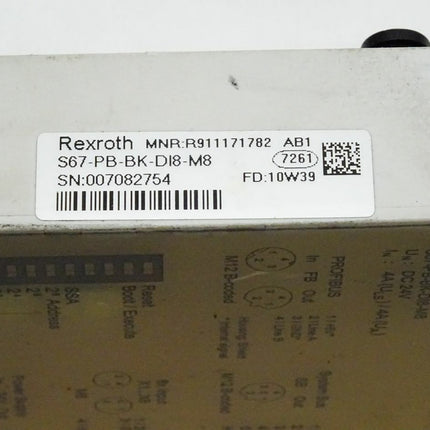 Rexroth S67-PB-BK-DI8-M8 / R911171782