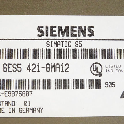 Siemens 6ES5421-8MA12 /  6ES5 421-8MA12