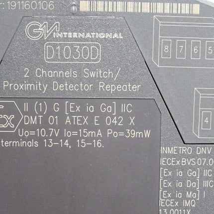 GM International D1030D Switch/Proximity Detector Repeater / Neu OVP