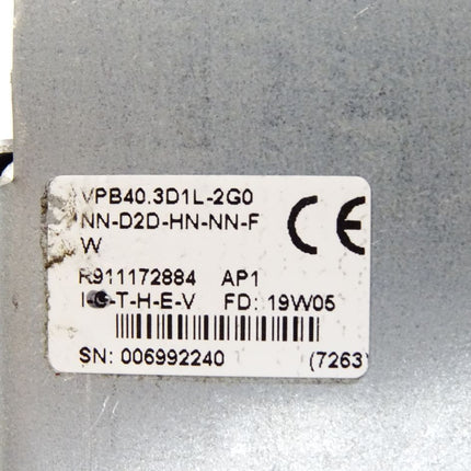 Rexroth IndraControl VPB Box PC Unit VPB40 VPB40-3D1L-2G0NN-D2D-HN-NN-FW R911172884