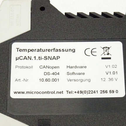 CAN DS-404 Temperaturerfassung 10.60.001