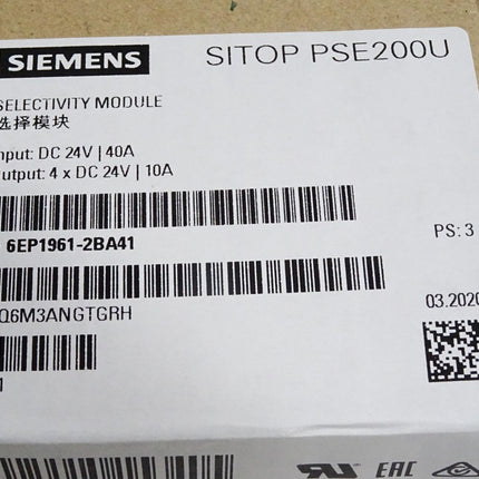 Siemens SITOP PSE200U 6EP1961-2BA41 / Neu OVP