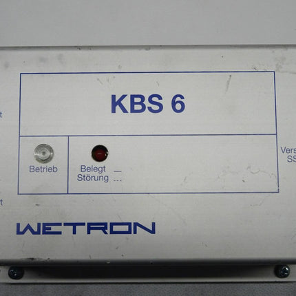 WETRON KBS6 54461 KBS-6 V1.3 2203/1303 VDE 0660 Kurvenblocksteuerung