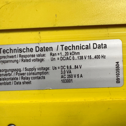 Bender IR145Y-321 / Isolationsüberwachungsgerät