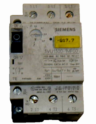 SIEMENS 3VU1300-1MF00 Motorschutzschalter