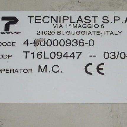 Tecniplast 4-00000936-0 / T16L09447 Panel