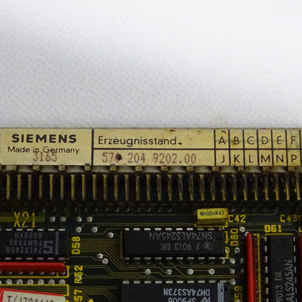 Siemens 6FX1120-4BB02 CPU Board 6FX1 120-4BB02 E:F