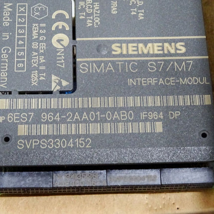 Siemens 6ES7964-2AA01-0AB0 6ES7 964-2AA01-0AB0  IF964-DP Interface module DP master for S7-400