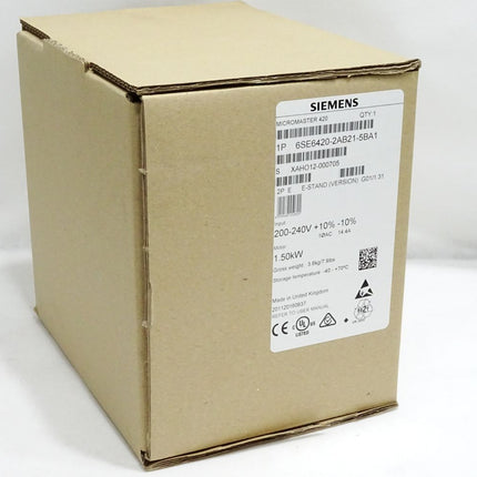 Siemens Micromaster 420 1.5kW 6SE6420-2AB21-5BA1 / Neu OVP