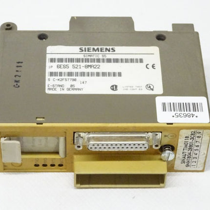 SIEMENS SIMATIC S5 6ES5521-8MA22 / 6ES5 521-8MA22 E:5