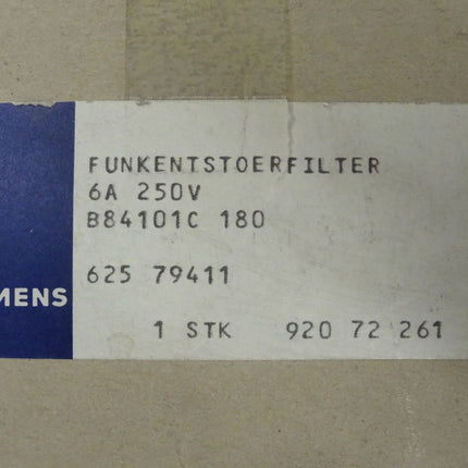 Siemens B84101C-180 Funkentstörfilter neu-ovp