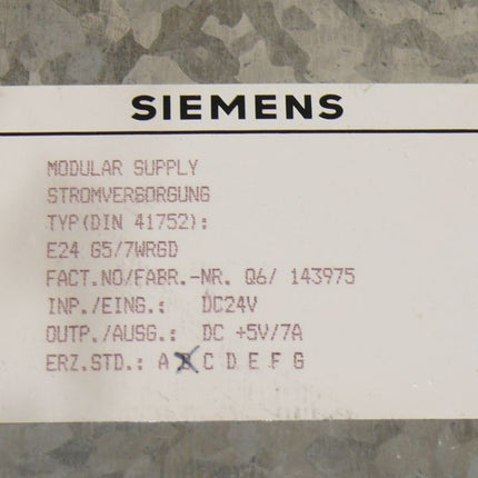 Siemens Simatic S5 6ES5951-7ND21 / 6ES5 951-7ND21 OVP