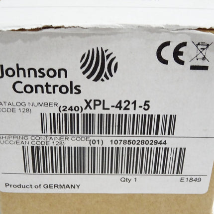 Johnson Controls XPL-421-5 / Neu OVP