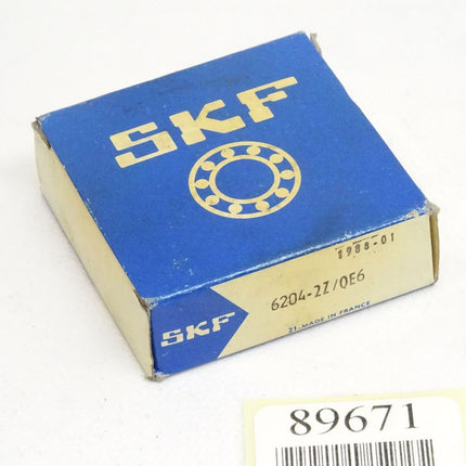 SKF Rillenkugellager 6204-2Z/QE6 / Neu OVP