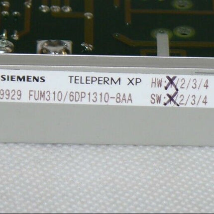 Siemens Teleperm XP Baugruppe FUM310 / 6DP1310-8AA / 6DP13108AA / 9929