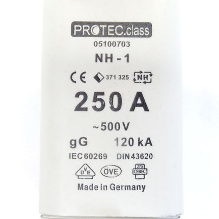 Protec.class 05100703 NH-1 250A ~500V