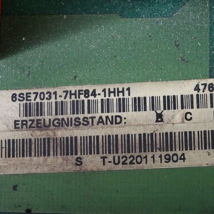 Siemens Simovert Frequenzumrichter 6SE7031-2EF60-Z G91 mit Optionskarte 6SE7090-0XX84-0AB0 + 6SE7090-0XX84-0FF5