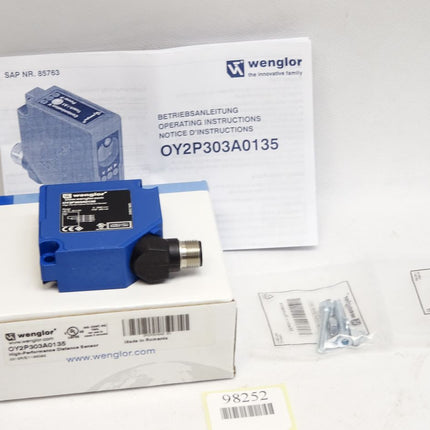 Wenglor OY2P303A0135 Laserdistanzsensor ToF / Neu OVP