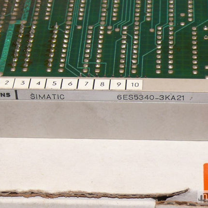 Siemens 6ES5340-3KA21 Simatic S5 6ES5 340-3KA21 E:01