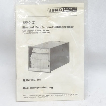 Jumo Ein- und mehrfarben-Punktschreiber PS PS1d-44/4.4 / Neu