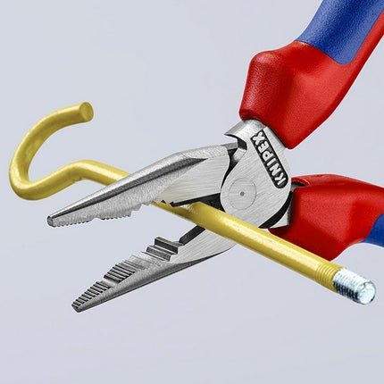 Knipex 08 22 145 Spitz-Kombizange mit Mehrkomponenten-Griff Zange 0822145