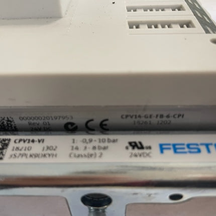 Festo CPV14-GE-FB-6-CPI + CPV14-VI + CPV14-VI-P6-1/8-B / Neu