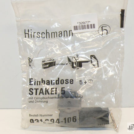 Hirschmann 931694-106 Einbaudose Stakei 5