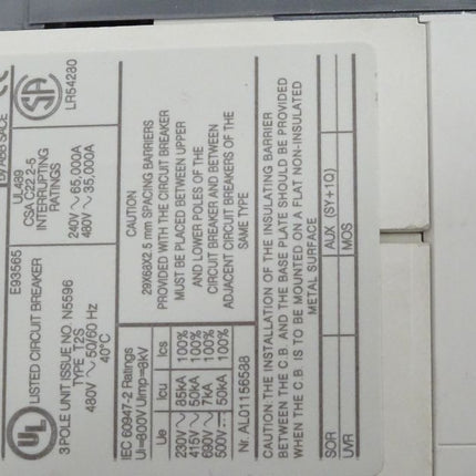 ABB TmaxT2S Leistungsschalter N5596 / Sace Tmax