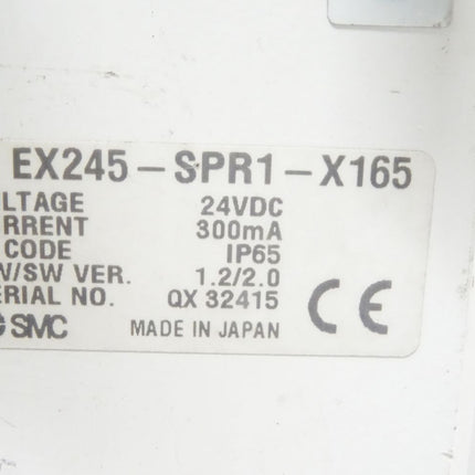 SMC Bus Modul EX245-SPR1-X165 + I/O Block EX245-DX1-X36 / EX245-DY1-X37 + Valve VQC2201NR-5-X27