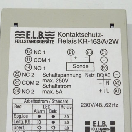 E.L.B KR-163/A/2W Füllstandsgeräte