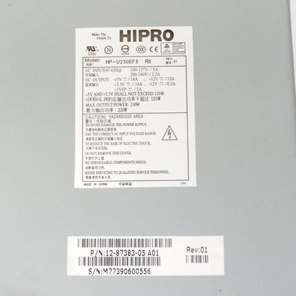 HIPRO HP-U230EF3 12-87383-05 A01 Power Supply