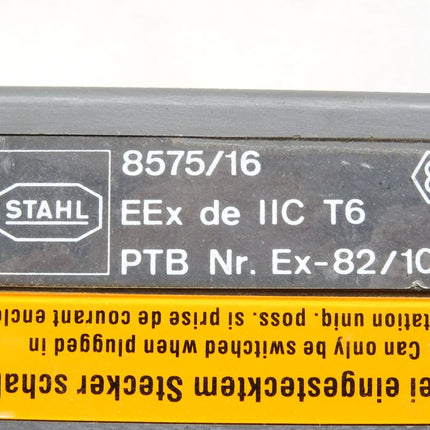 Stahl 8575/16 16A-6h/220/380-240/415V Schaltersteckdose