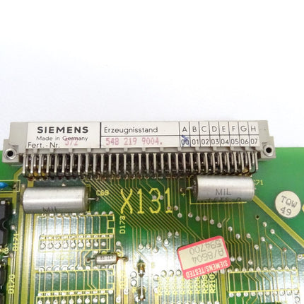 Siemens MS122 Sinumerik 6FX1192-3AD00 // 6FX1 192-3AD00