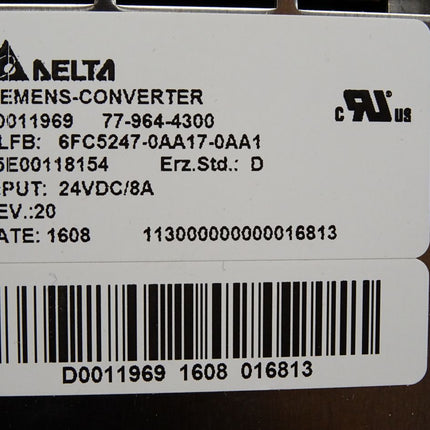 Siemens Sinumerik 840D MMC103 6FC5210-0DA20-2AA1 6FC5203-0AB10-0AA1