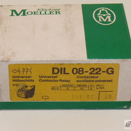 NEU-OVP Klöckner Moeller DIL 08-22-G Hilfsschütz Schütz DIL0822G