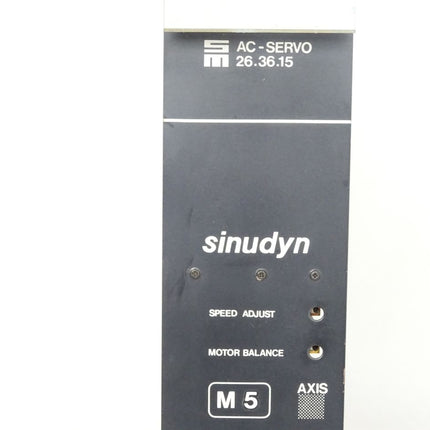 Sieb & Meyer SM AC-Servo sinudyn 26.36.15 / 26.36.015.10.