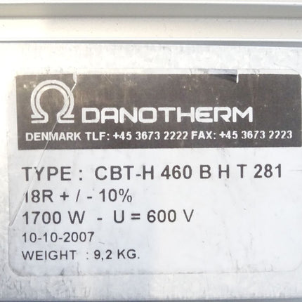 Danotherm CBT-H460BHT281 / 1700W 600V