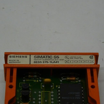 Siemens Simatic 6ES5 375-1LA41 / 6ES5375-1LA41 E:01 Memory Submodule 32kx8 Bit