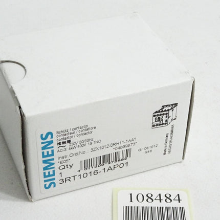 Siemens Schütz 3RT1016-1AP01 / Neu OVP