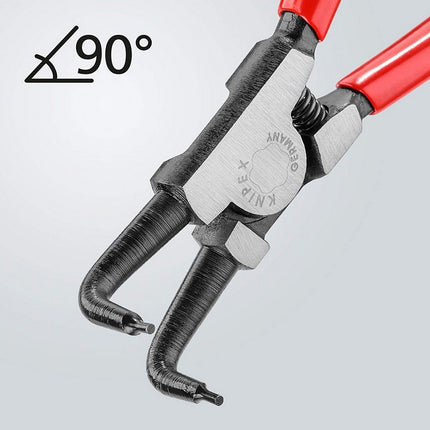 KNIPEX 4621A21 Sicherungsringzange gebogen A21 außen 170mm 19-60mm